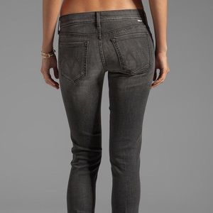MOTHER jeans size 24 THE RUNAWAY in dark grey